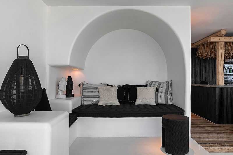 極簡(jiǎn)后現(xiàn)代風(fēng)格餐廳休閑區(qū)