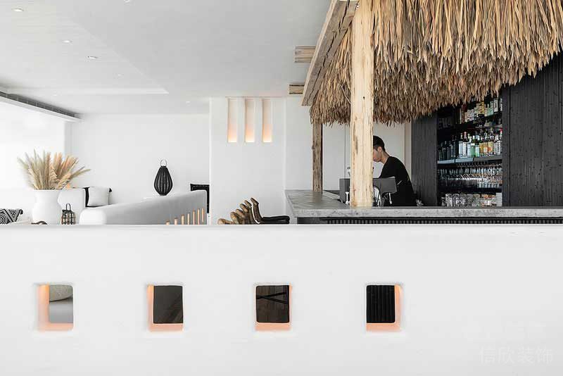 極簡田園風格茶飲空間公共區