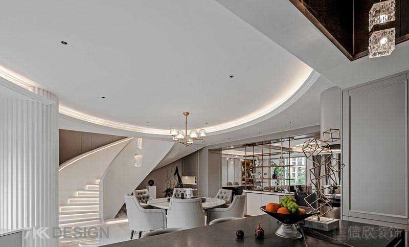 簡歐風(fēng)格別墅餐廳