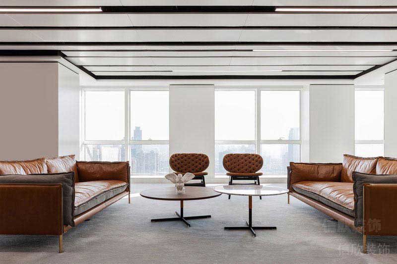 美式極簡風(fēng)辦公會客區(qū)