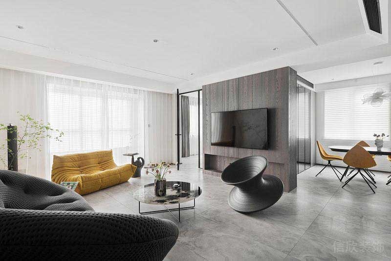 美式極簡風家居客餐廳