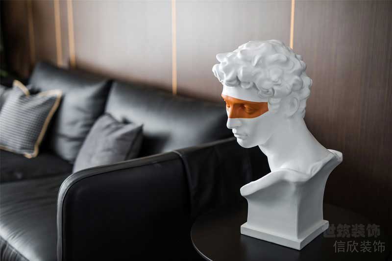 美式輕奢風(fēng)家庭客廳邊幾藝術(shù)品