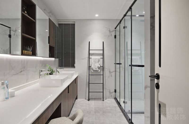 美式現(xiàn)代風(fēng)格家居衛(wèi)生間洗手臺