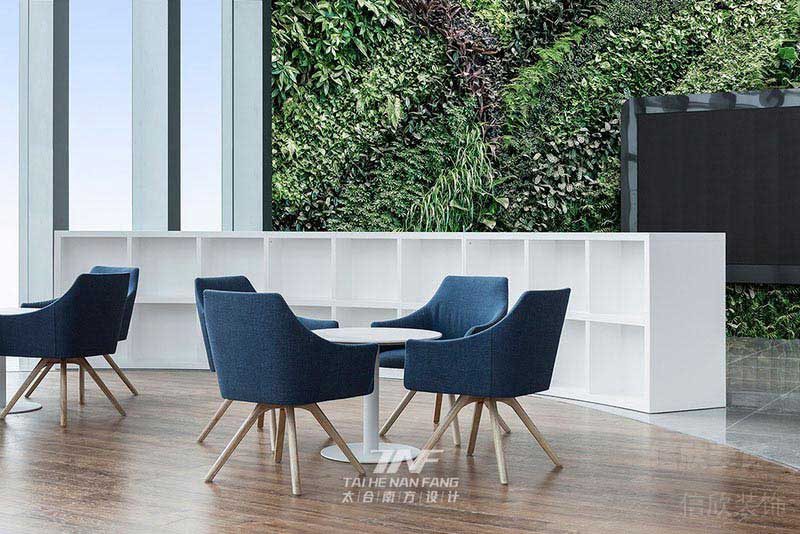 洽談區(qū)圓形設(shè)計效果