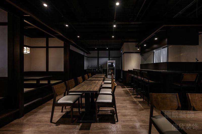 日式風(fēng)格餐飲空間就餐區(qū)