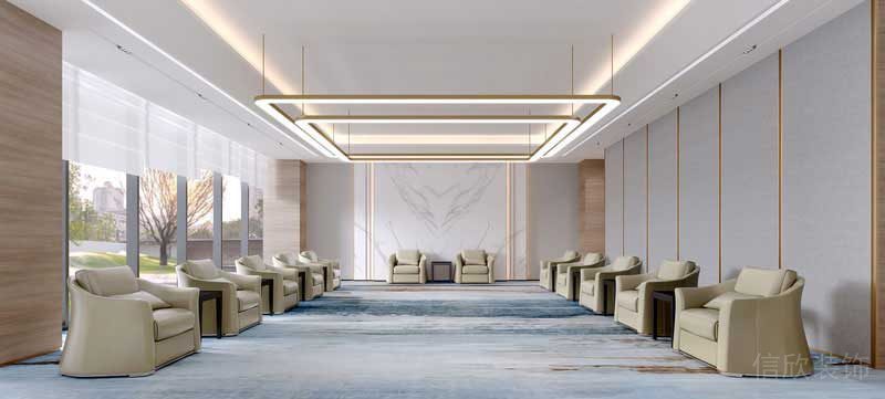 現(xiàn)代風(fēng)格辦公空間座談室