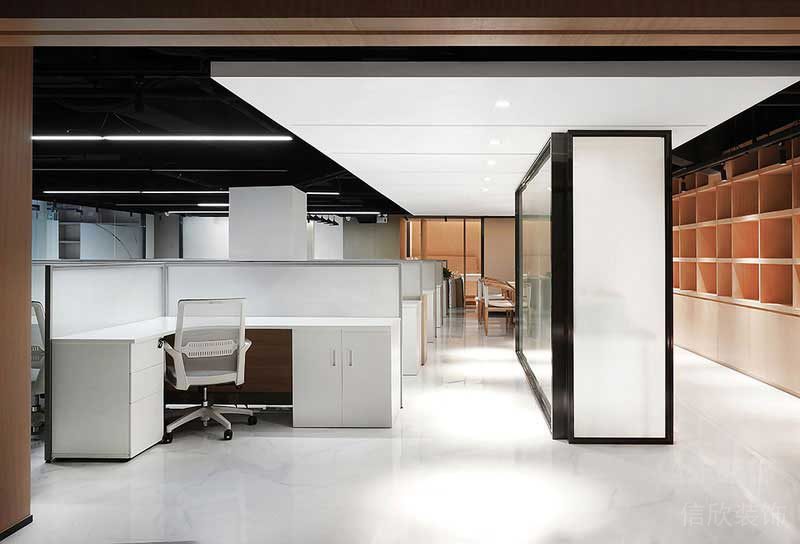 現(xiàn)代風(fēng)格辦公室辦公區(qū)陳設(shè)