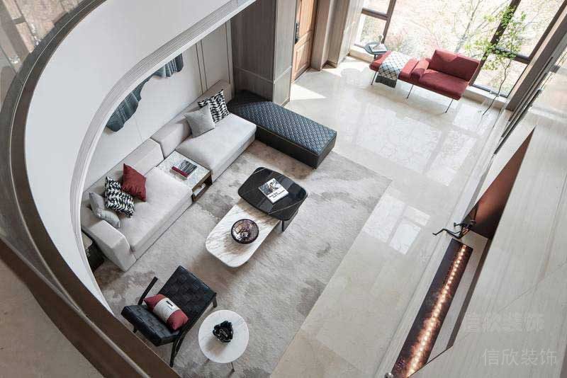 現(xiàn)代風格別墅家庭客廳