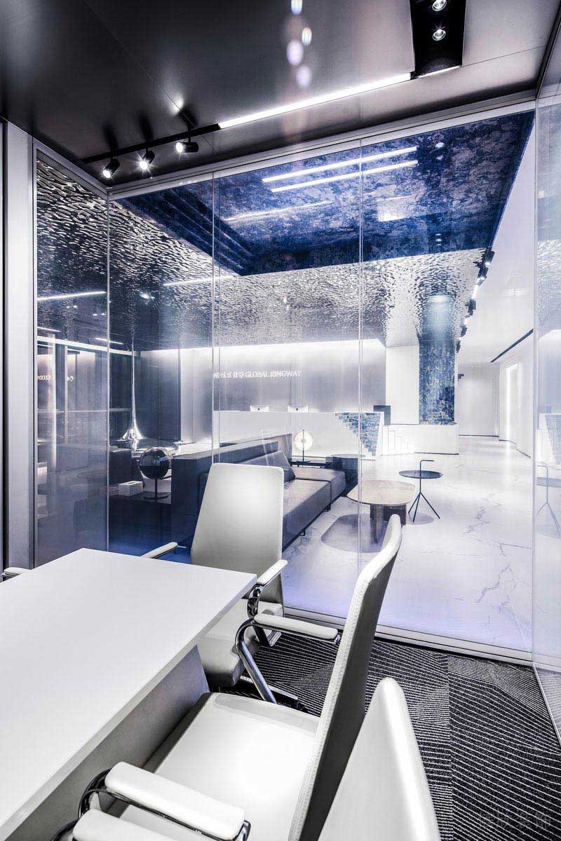 現(xiàn)代風(fēng)格波紋板吊頂設(shè)計(jì)圖