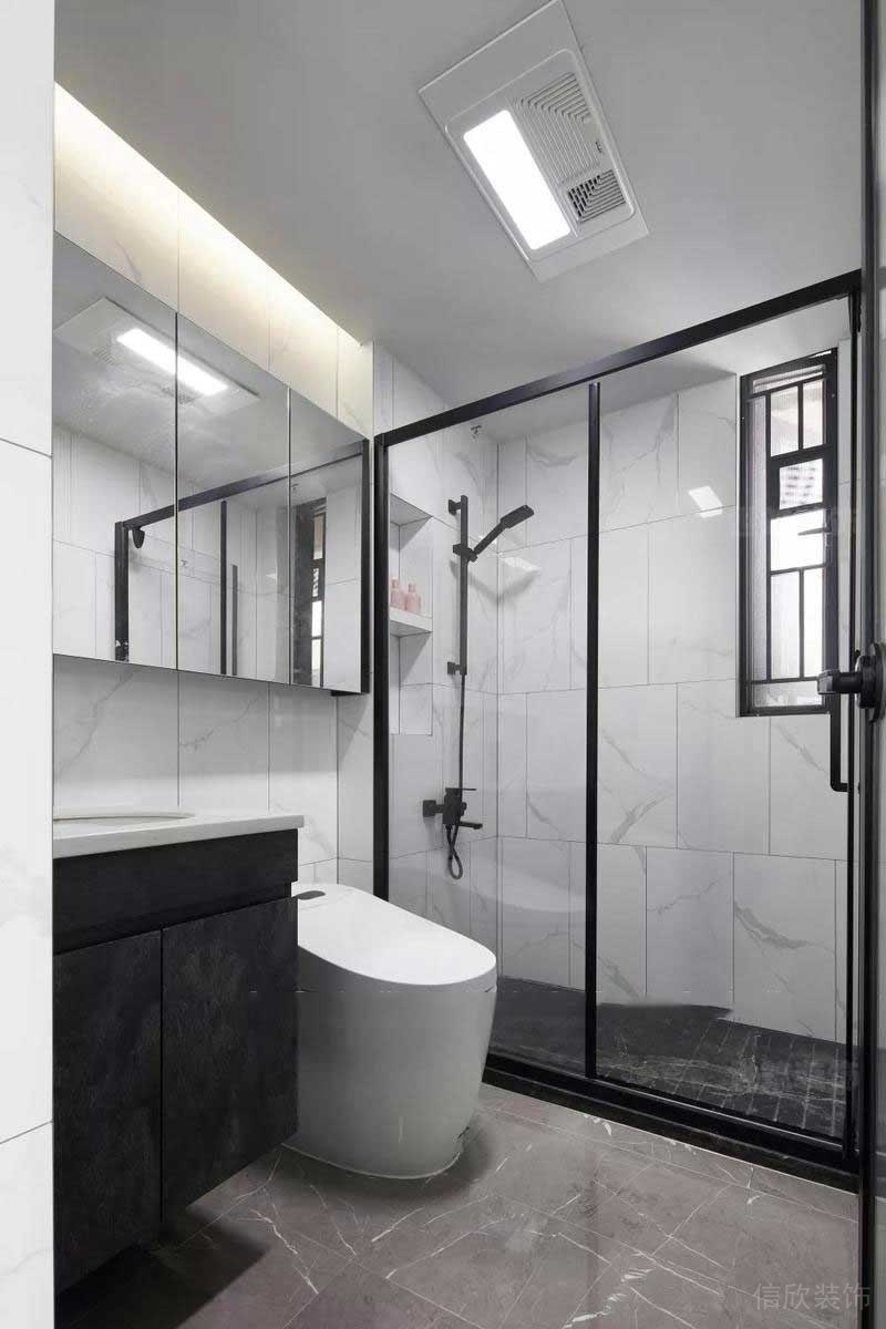 現(xiàn)代風格公寓衛(wèi)生間燈光