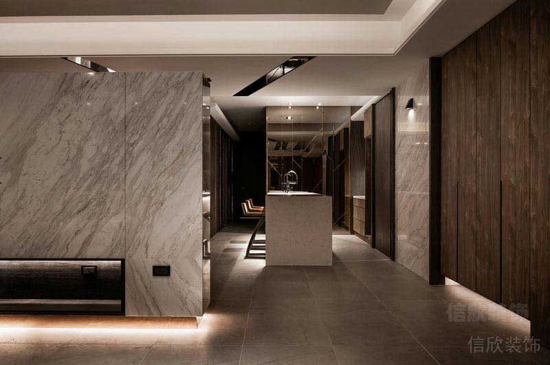 現(xiàn)代風格家居餐廳定制水吧