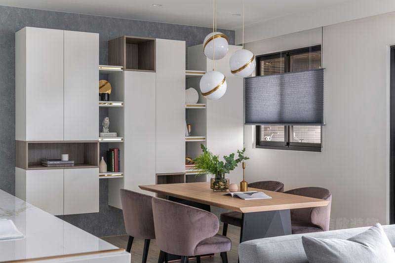 現(xiàn)代風格家居餐廳家具組合