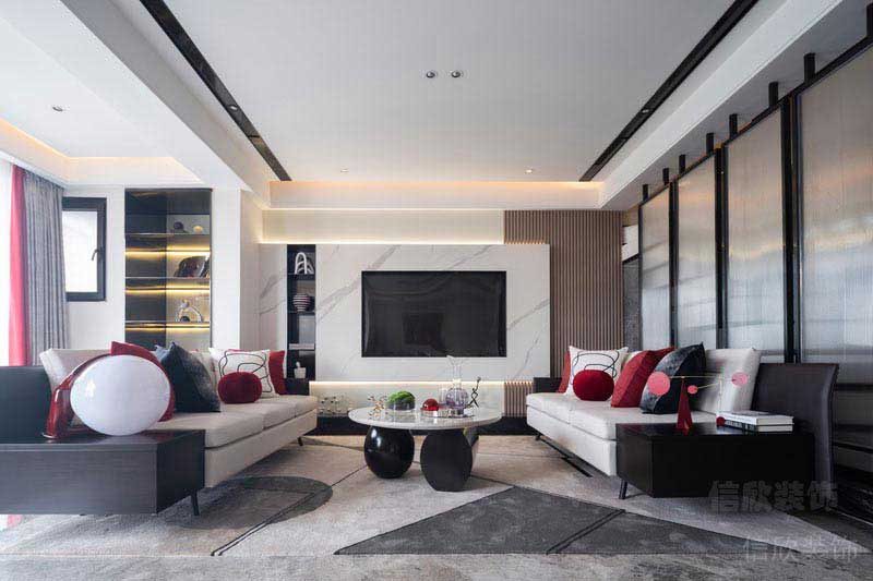 現(xiàn)代風格家居客廳會客區(qū)