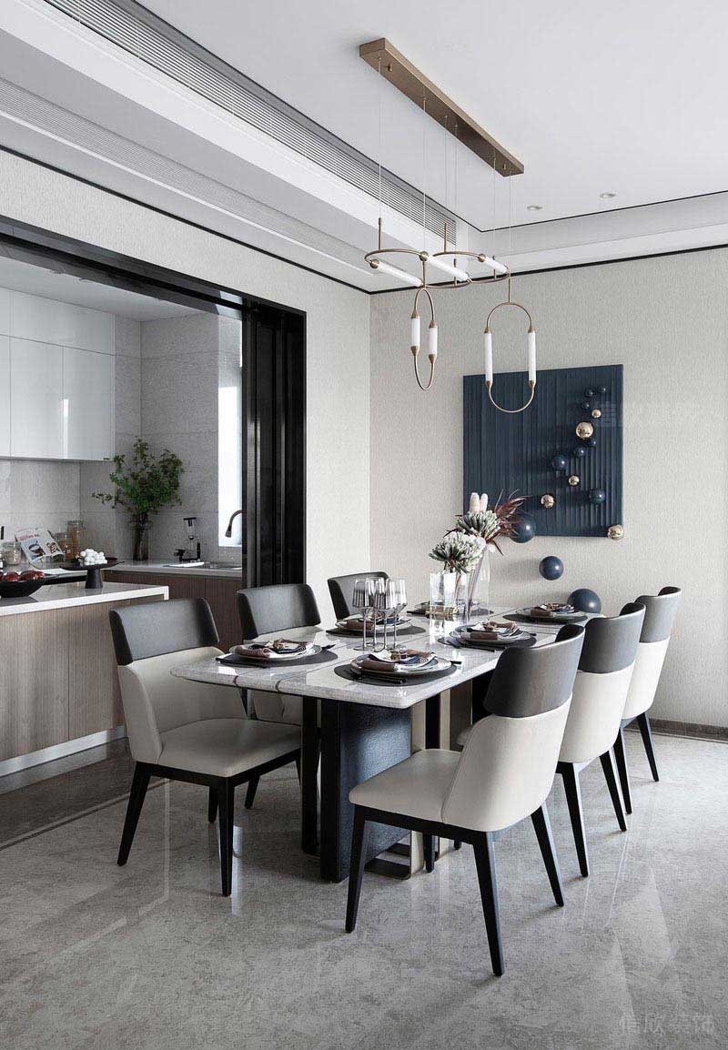 現代風格家裝餐廳效果圖