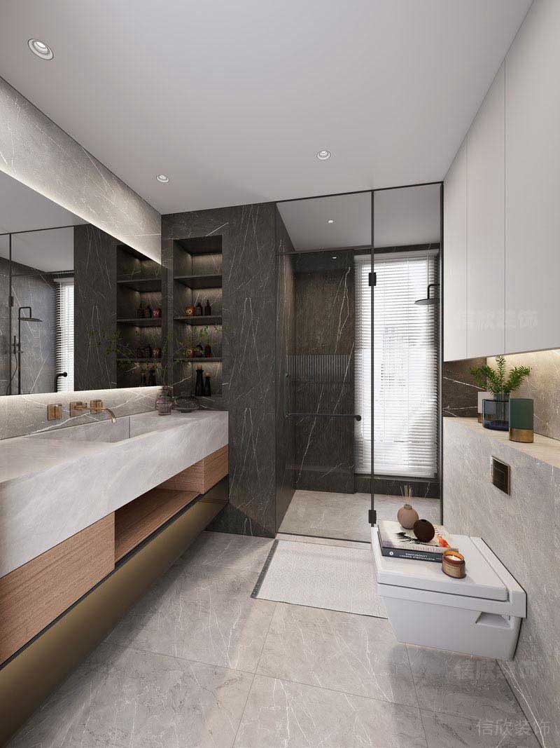 現(xiàn)代風格衛(wèi)生間裝修圖