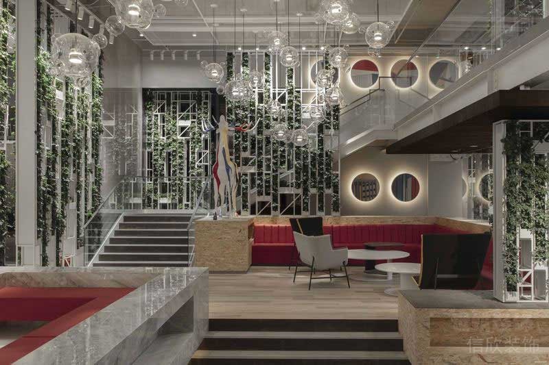 現(xiàn)代工業(yè)餐飲空間公共區(qū)雅座設(shè)計(jì)