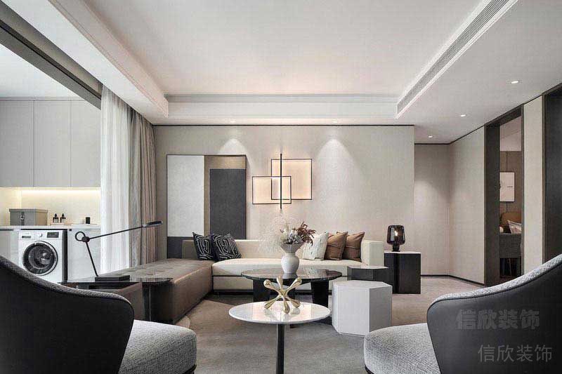 現(xiàn)代經(jīng)典風公寓客廳