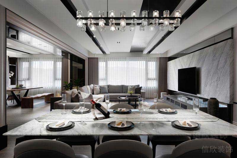 現(xiàn)代經(jīng)典風家居客餐廳