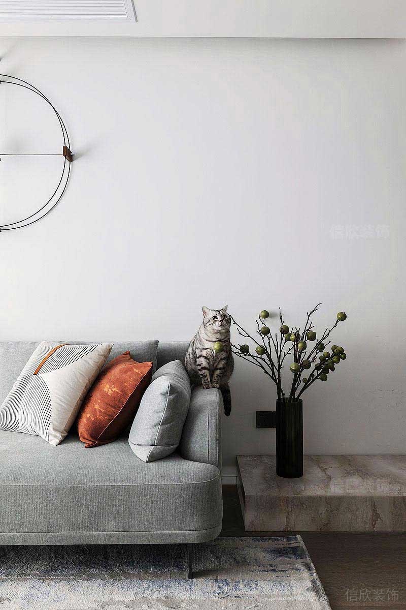 現(xiàn)代簡(jiǎn)約的布藝沙發(fā)