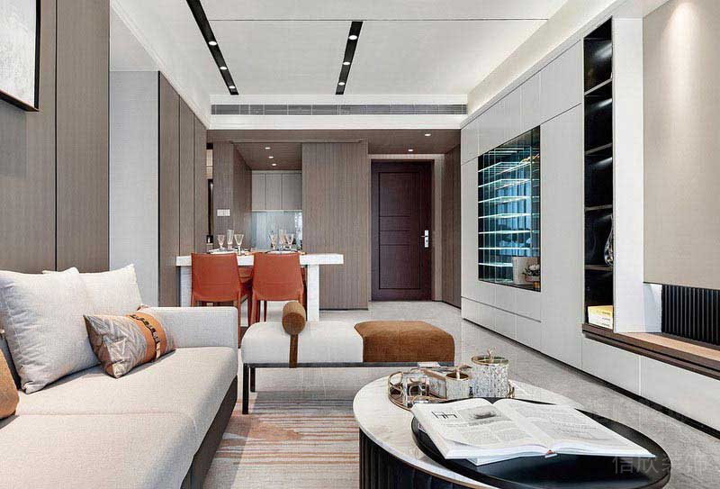 現(xiàn)代簡約風公寓客餐廳