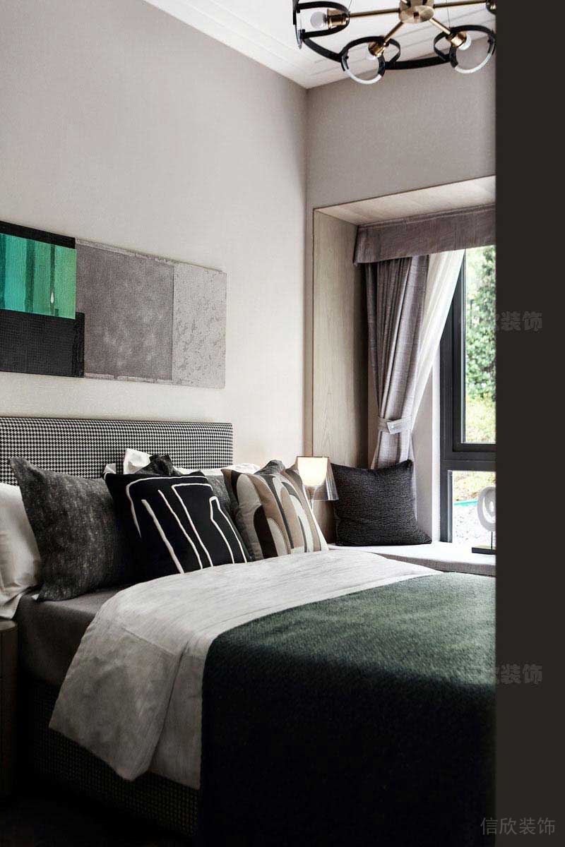 現(xiàn)代簡約臥室效果圖