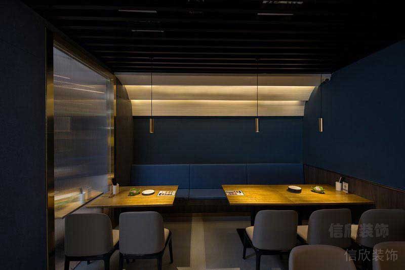 現(xiàn)代輕奢風餐廳卡座