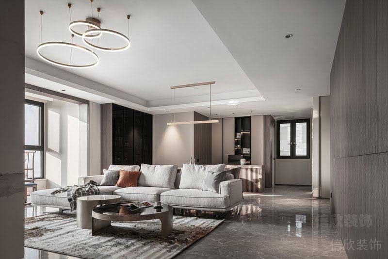 現(xiàn)代英倫風家居客餐廳