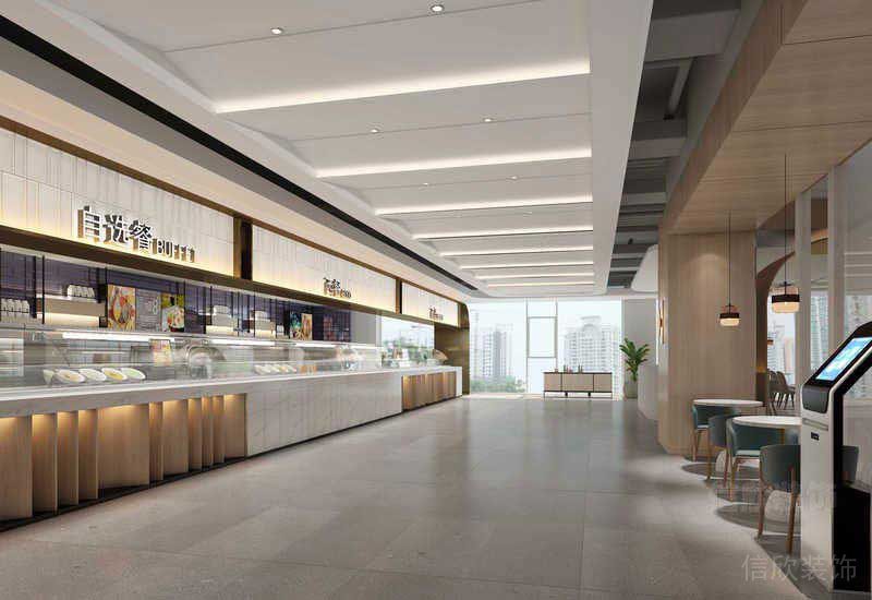 現(xiàn)代原木風餐廳選品區(qū)