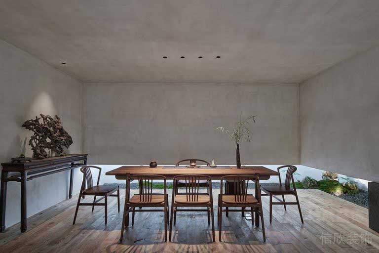 新房新中式風(fēng)餐廳效果圖