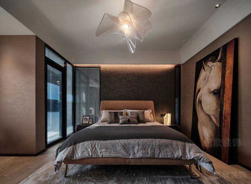 新居現(xiàn)代簡(jiǎn)約風(fēng)主臥室效果圖