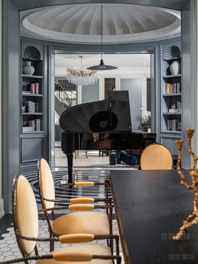 新居現(xiàn)代輕奢風(fēng)餐廳效果圖(5)