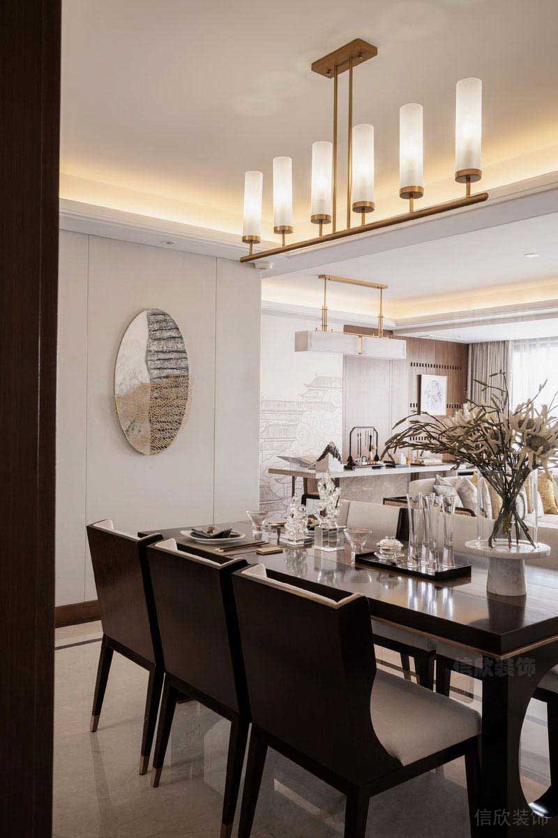 新居現(xiàn)代輕奢風(fēng)餐廳效果圖 (5)