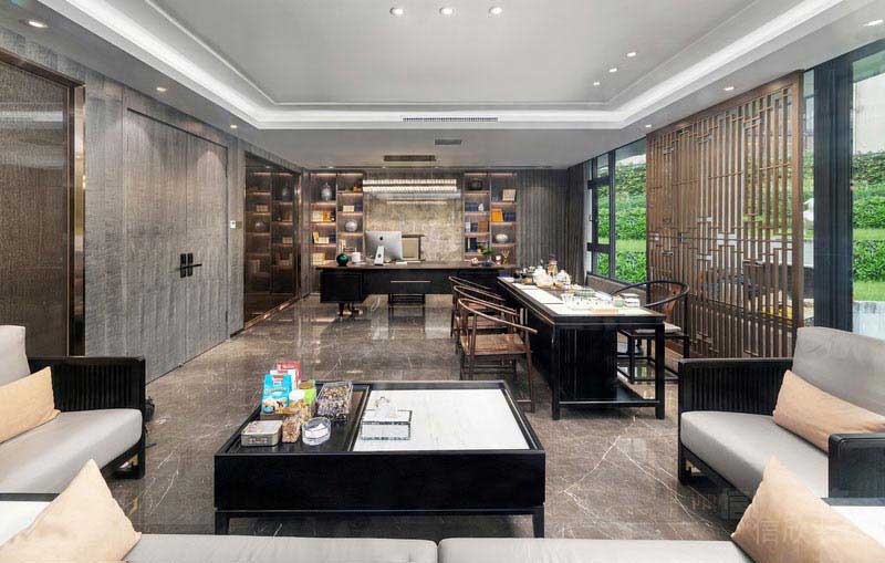 中式輕奢辦公室董事長(zhǎng)私人辦公室