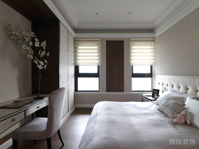 深圳寶安區(qū)西鄉(xiāng)簡歐風(fēng)格家裝新房裝修設(shè)計(jì)次臥 深圳寶安區(qū)西鄉(xiāng)簡歐風(fēng)格家裝新房裝修設(shè)計(jì)次臥