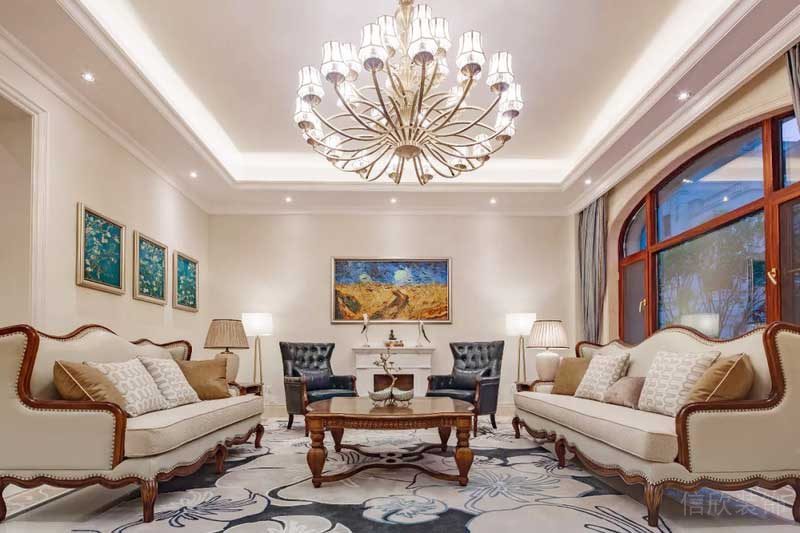 深圳寶安碧桂園簡(jiǎn)歐風(fēng)格別墅樣板間設(shè)計(jì)起居室 深圳寶安碧桂園簡(jiǎn)歐風(fēng)格別墅樣板間設(shè)計(jì)起居室