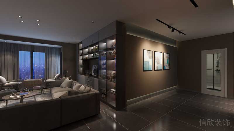 深圳羅湖現(xiàn)代美式家庭套房裝修實(shí)景圖過道 深圳羅湖現(xiàn)代美式家庭套房裝修實(shí)景圖過道