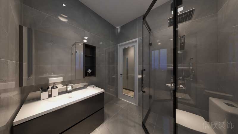 深圳羅湖現(xiàn)代美式家庭套房裝修實(shí)景圖衛(wèi)生間 深圳羅湖現(xiàn)代美式家庭套房裝修實(shí)景圖衛(wèi)生間