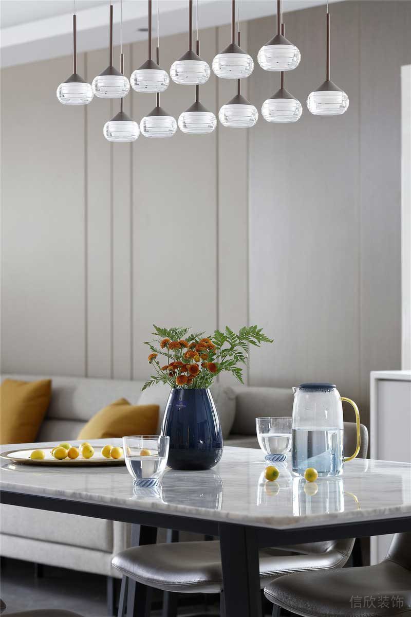 深圳羅湖區現代簡約風家庭新房裝修工程餐桌擺設 深圳羅湖區現代簡約風家庭新房裝修工程餐桌擺設