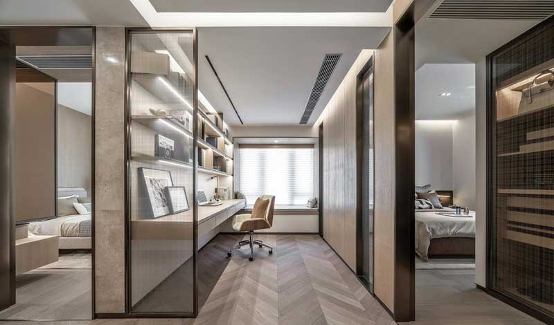 深圳龍華新區(qū)家庭新房書房設計圖 深圳龍華新區(qū)家庭新房書房設計圖