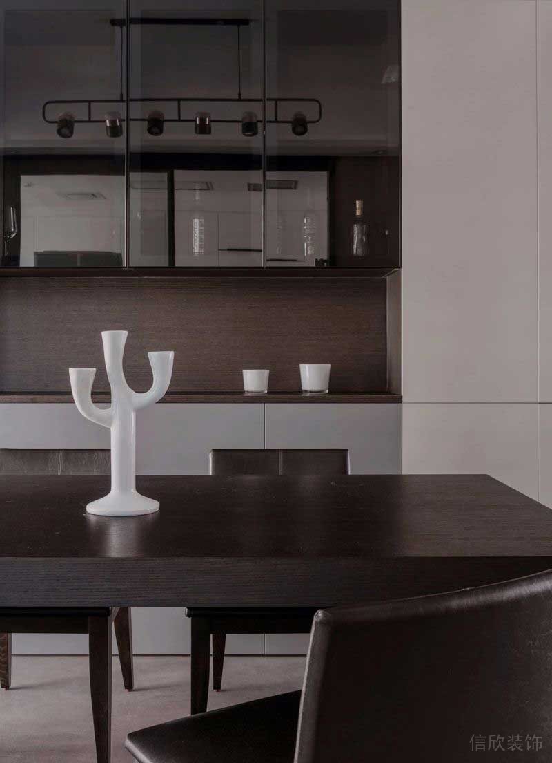 深圳福田區筆架山極簡風新房裝修設計案例餐桌 深圳福田區筆架山極簡風新房裝修設計案例餐桌