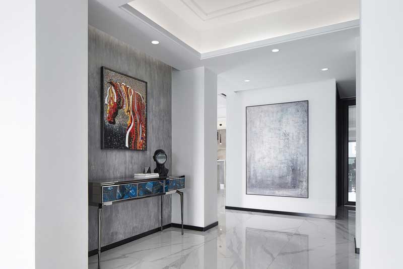 深圳寶安西鄉高級灰色調簡約家居裝修實景圖過道 深圳寶安西鄉高級灰色調簡約家居裝修實景圖過道