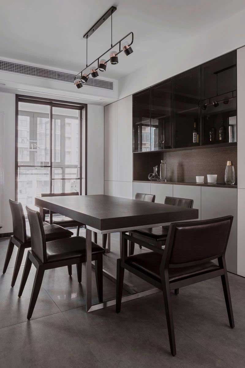 深圳福田區筆架山極簡風新房裝修設計案例餐廳 深圳福田區筆架山極簡風新房裝修設計案例餐廳