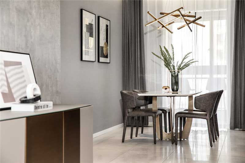 深圳龍崗坂田輕奢風格新房裝修設計餐廳 深圳龍崗坂田輕奢風格新房裝修設計餐廳