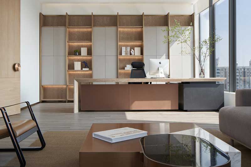 深圳龍華觀瀾新中式辦公室裝修董事長(zhǎng)辦公室 深圳龍華觀瀾新中式辦公室裝修董事長(zhǎng)辦公室