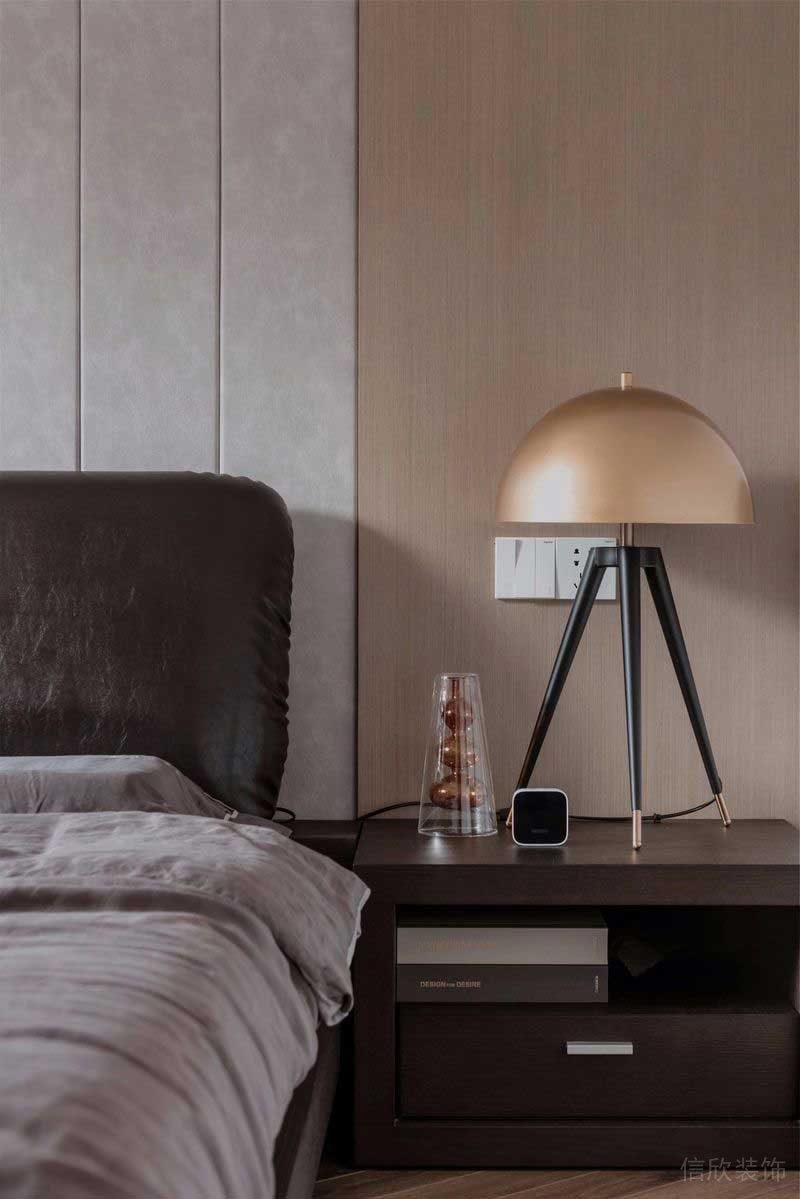 深圳福田區筆架山極簡風新房裝修設計案例主臥 深圳福田區筆架山極簡風新房裝修設計案例主臥