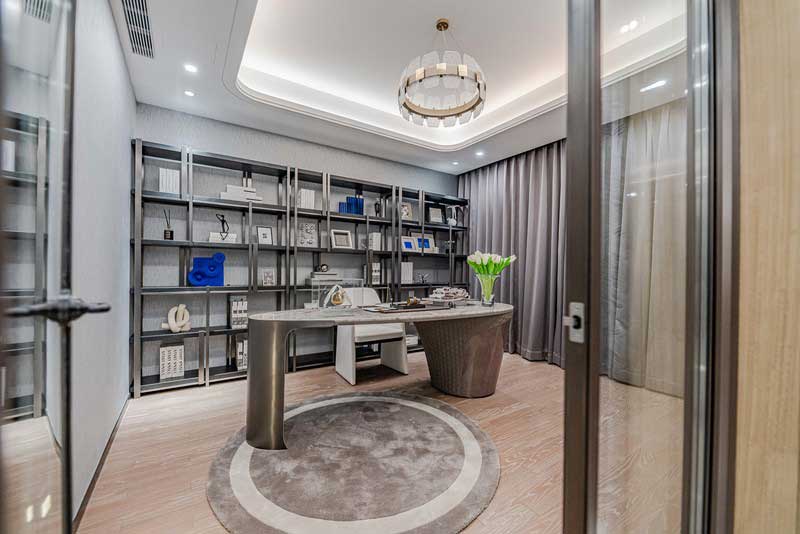 深圳龍崗區(qū)橫崗輕奢風(fēng)格新房裝修工程書房