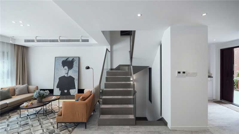 深圳羅湖區簡約風格120平方三房裝修案例樓梯 深圳羅湖區簡約風格120平方三房裝修案例樓梯