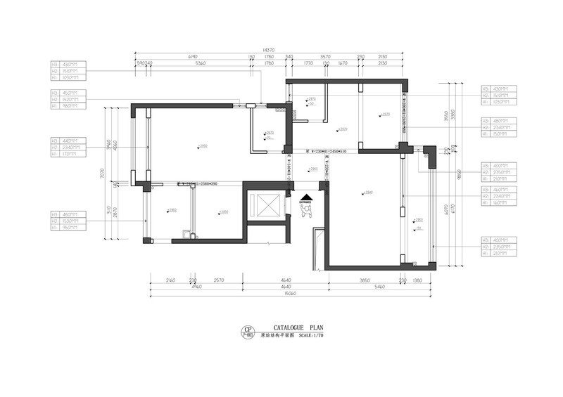 深圳羅湖區(qū)黑白色簡約風(fēng)格家居裝修圖原始平面圖 深圳羅湖區(qū)黑白色簡約風(fēng)格家居裝修圖原始平面圖