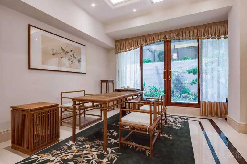 深圳寶安碧桂園簡(jiǎn)歐風(fēng)格別墅樣板間設(shè)計(jì)茶室 深圳寶安碧桂園簡(jiǎn)歐風(fēng)格別墅樣板間設(shè)計(jì)茶室