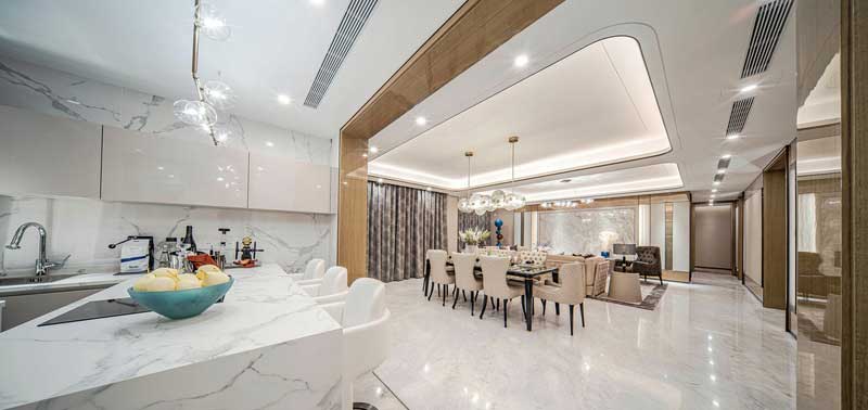 深圳龍崗中心城現(xiàn)代輕奢風(fēng)格家裝新房三居室裝修西廚吧臺(tái) 深圳龍崗中心城現(xiàn)代輕奢風(fēng)格家裝新房三居室裝修西廚吧臺(tái)